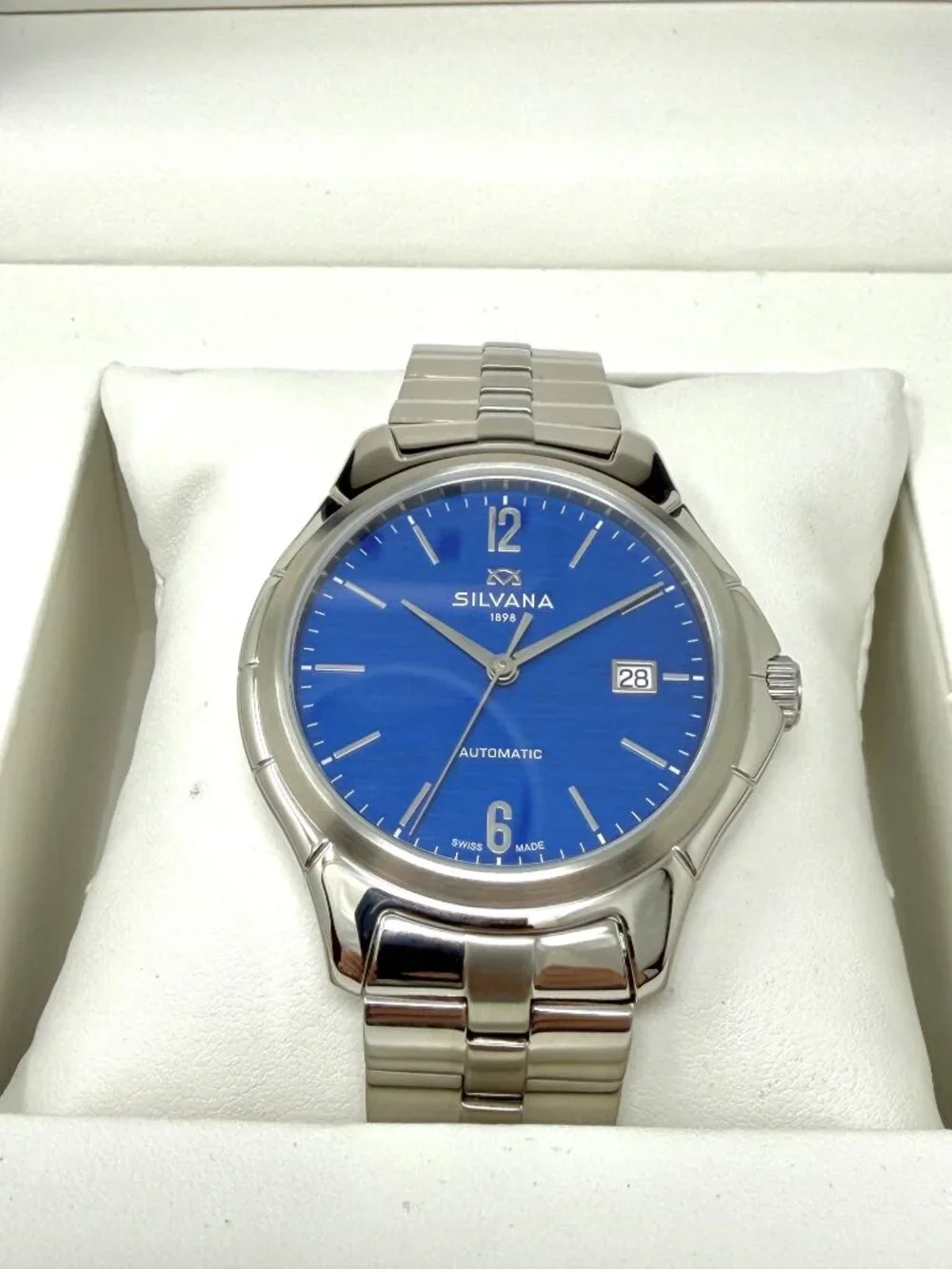 SILVANA STINGRAY SB41ASS28S285 41mm Blue Dial Automatic Swiss Men's Watch
